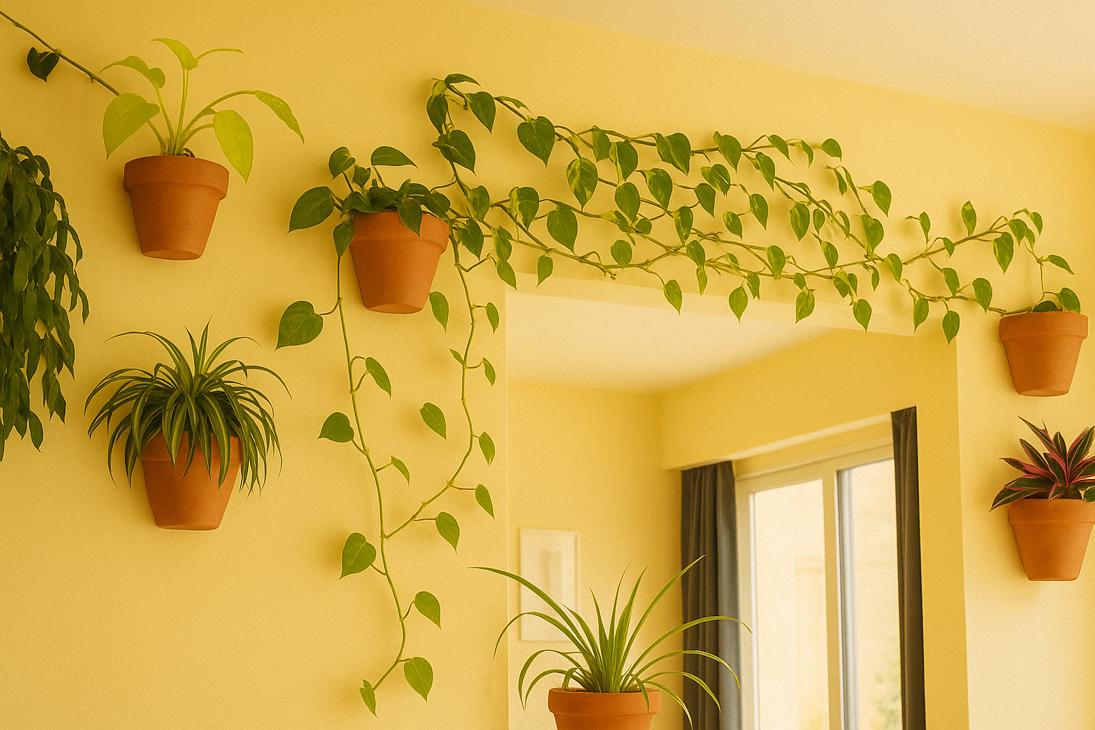 Can you hang a plant from drywall?