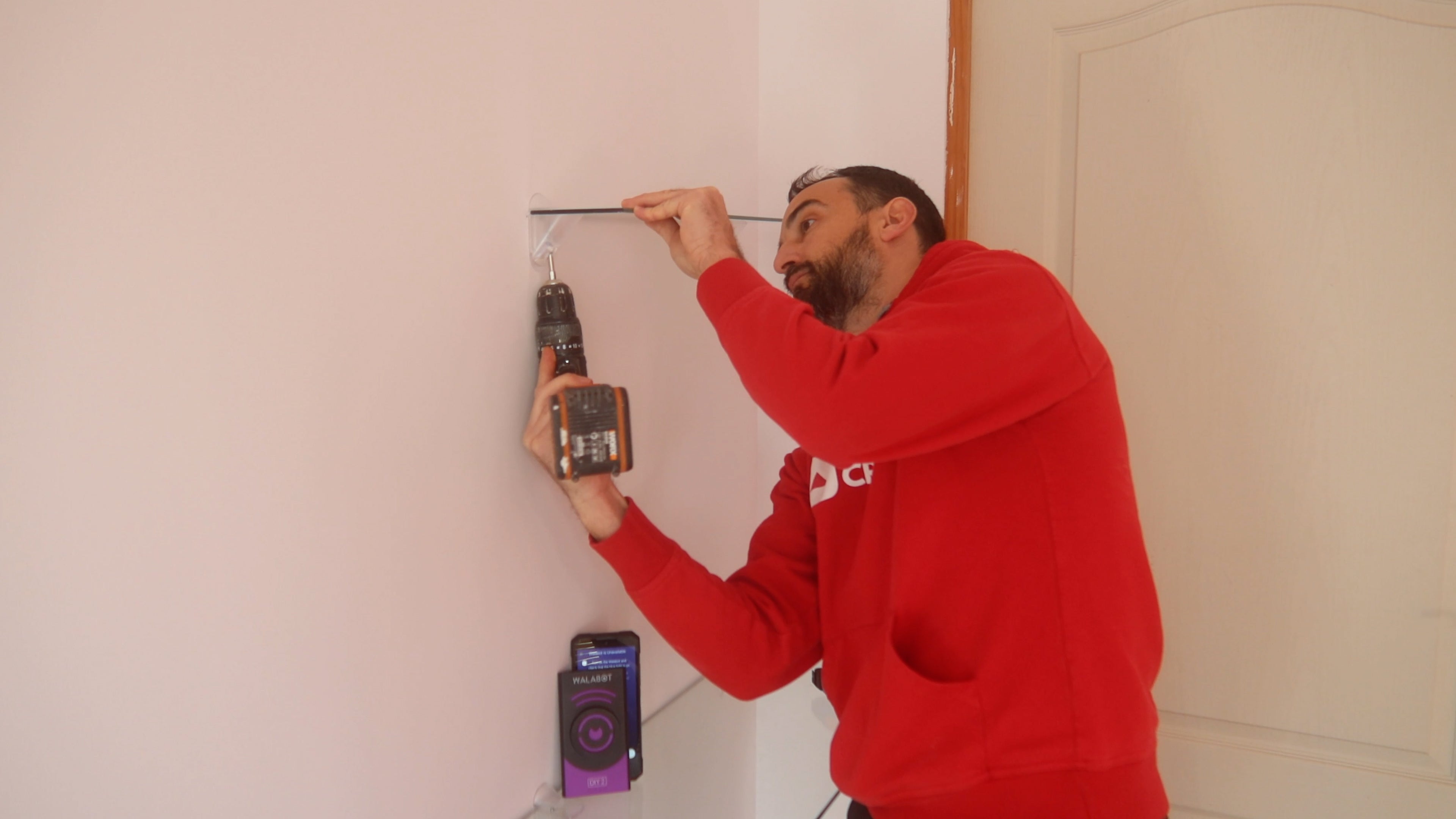 How to mount a shelf on drywall?