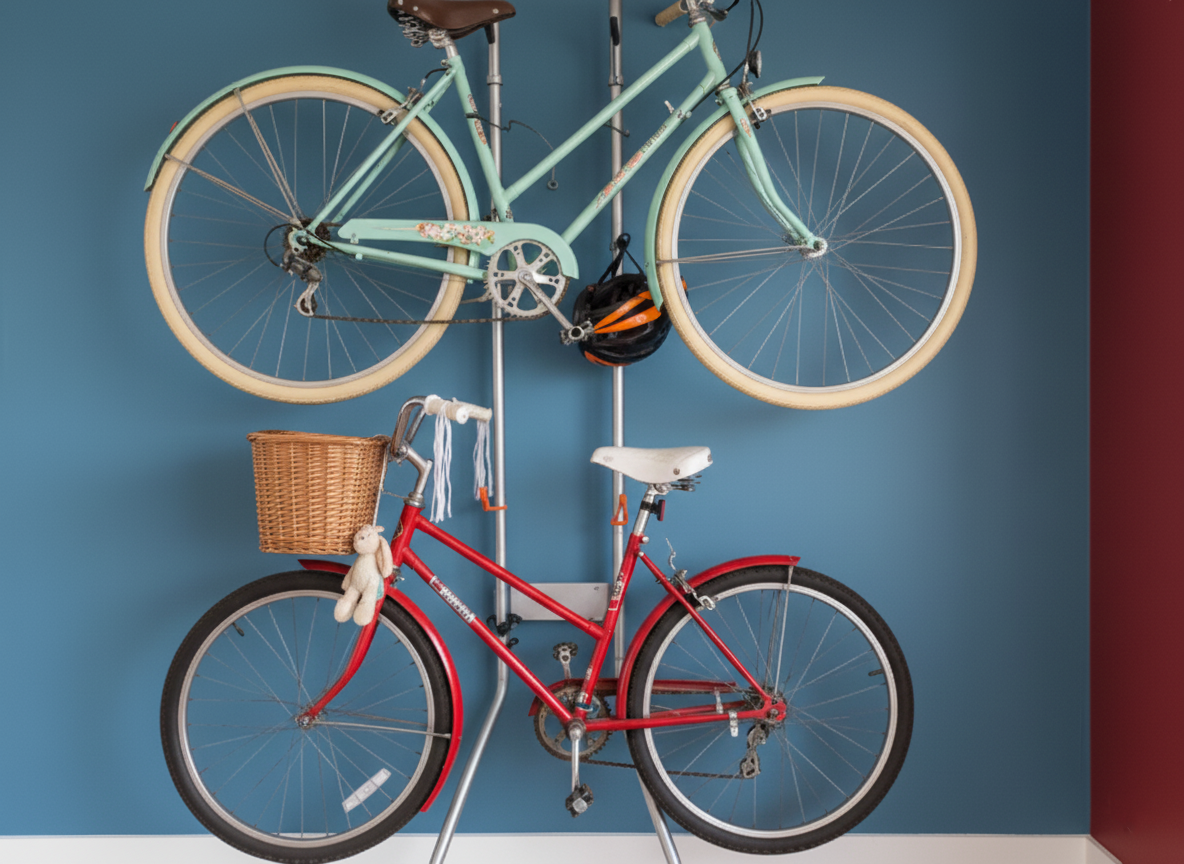 Mounting and installing a bike rack on drywall