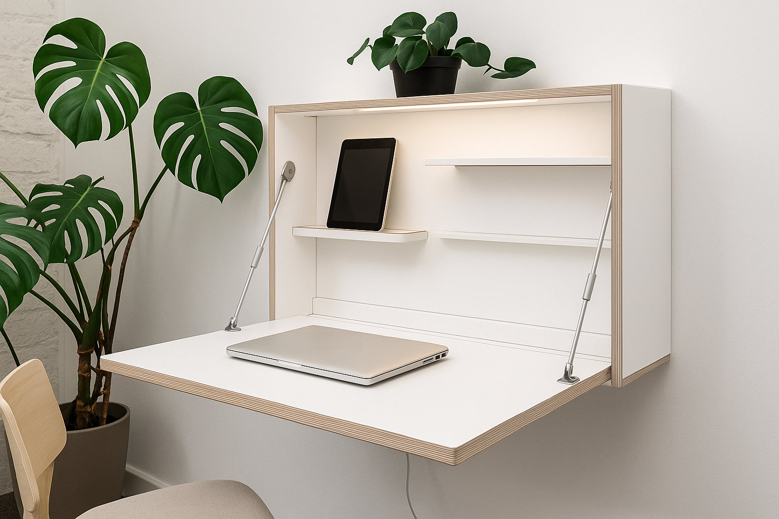 Do Wall-Mounted Folding Desks go in drywall?