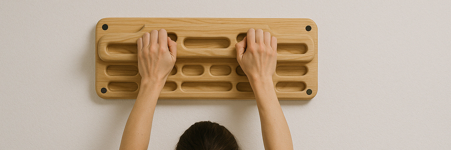 How to mount a hangboard on drywall? Watch out the weight