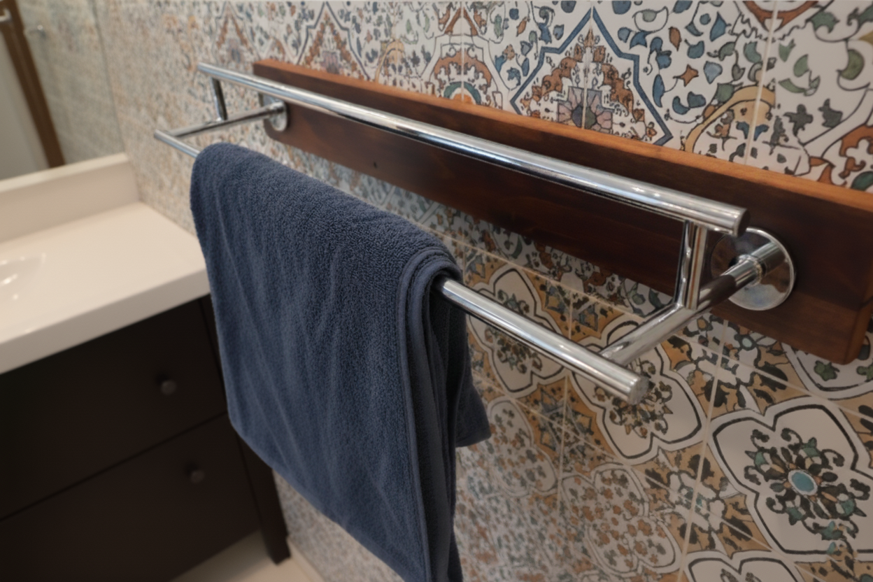 How to mount a towel bar on drywall
